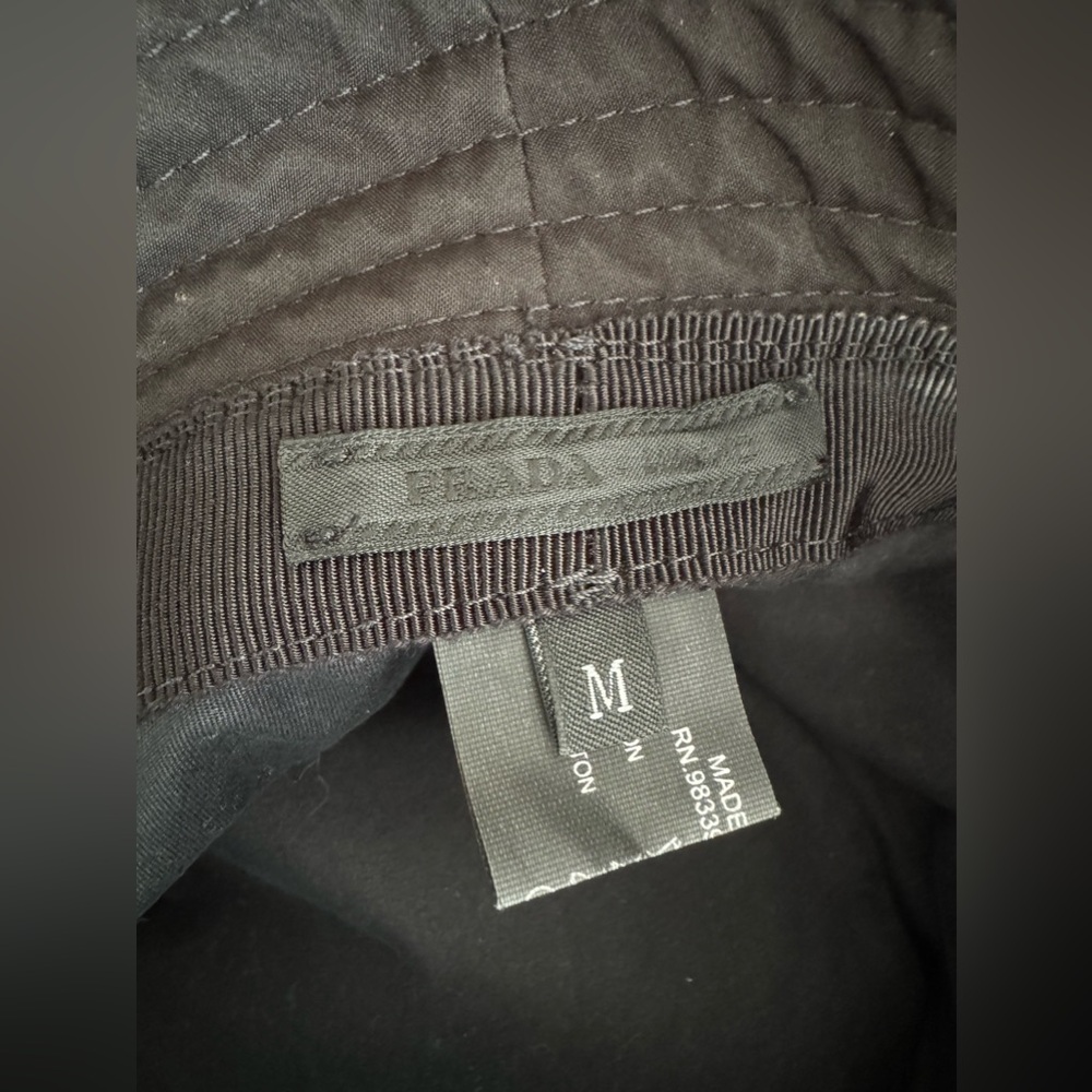 Prada technical nylon linea rossa bucket hat - Picture 7 of 9